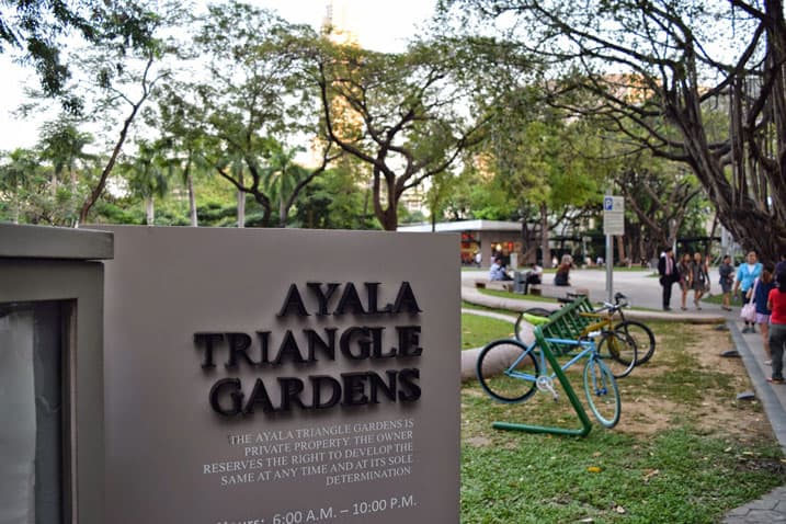Ayala Triangle Garden Ayala Triangle Garden