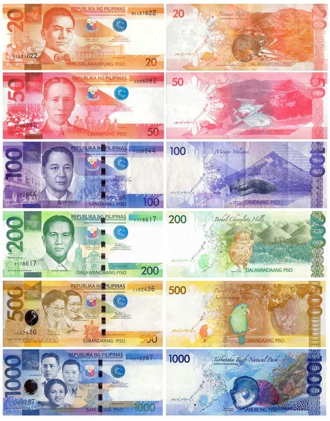 mata uang filipina peso filipina